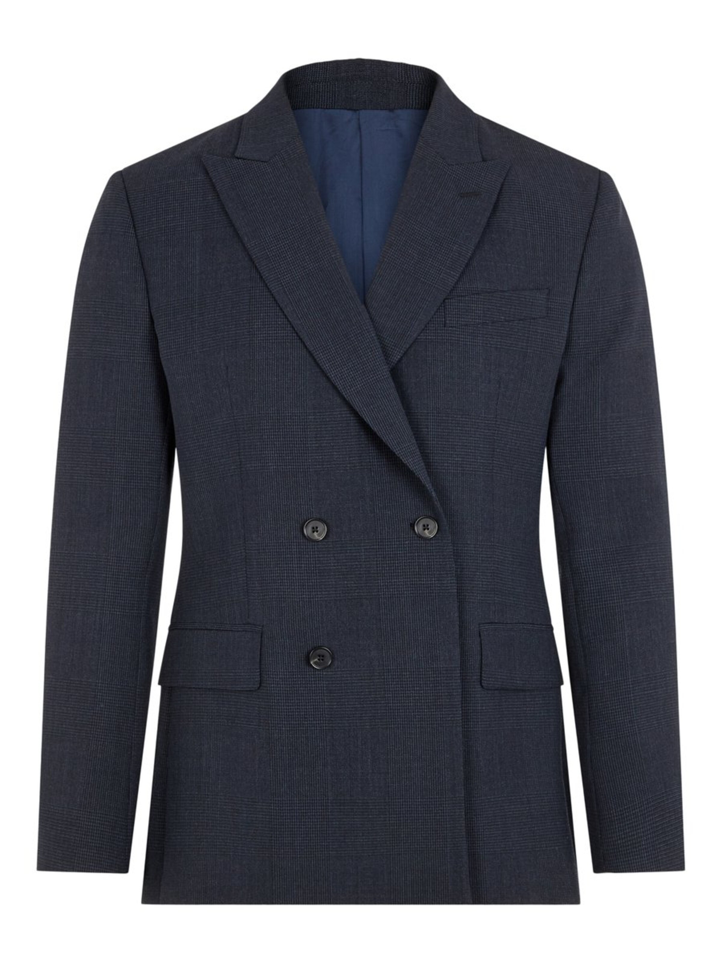 J.Lindeberg - Colbert 'Donnie Glen Check Blazer' in de kleur Nachtblauw
