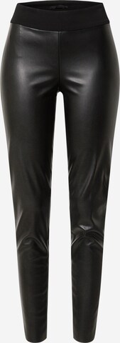 MAC Slimfit Leggings in Zwart: voorkant