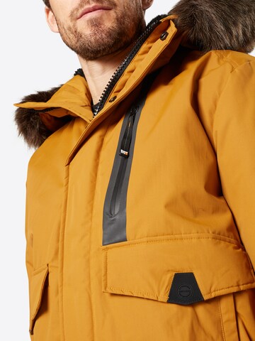 Superdry Regular fit Winterjas 'EVEREST' in Geel