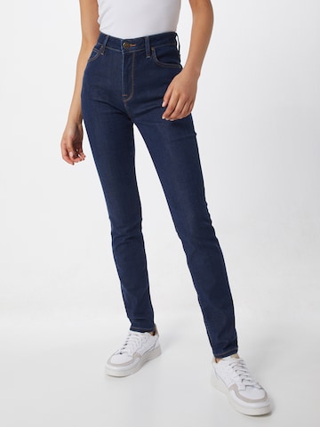 Lee Skinny Jeans 'Scarlett High' in Blauw: voorkant