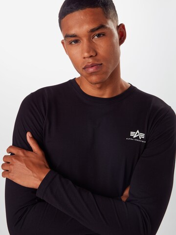 ALPHA INDUSTRIES Shirt in Black