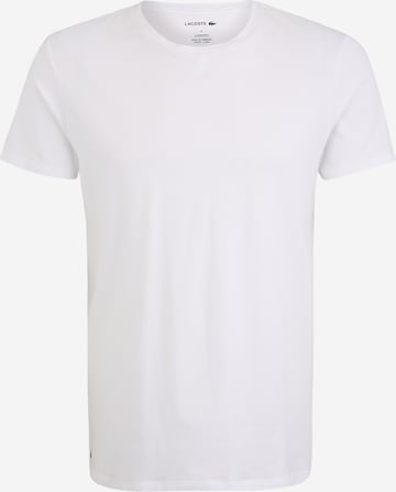 balta LACOSTE Standartinis Marškinėliai: priekis
