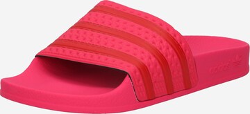 ADIDAS ORIGINALS - Zapatos abiertos 'Adilette' en rosa: frente