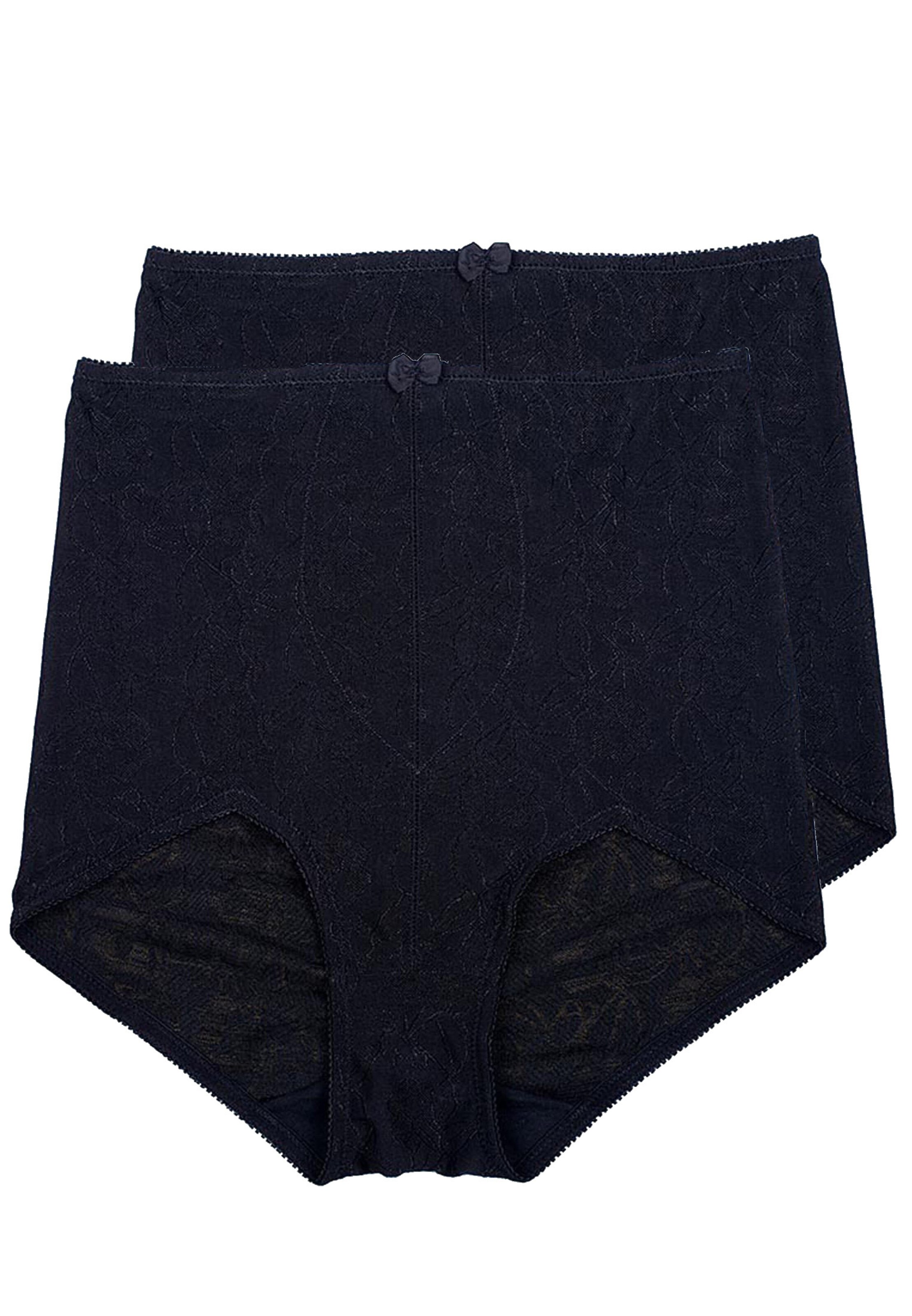 sassa - Miederslip 'SHINY JACQUARD' in schwarz