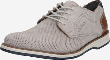 Chaussure à lacets Rieker en gris : devant