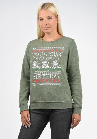 DESIRES Sweatshirt 'Christi' in Green: front