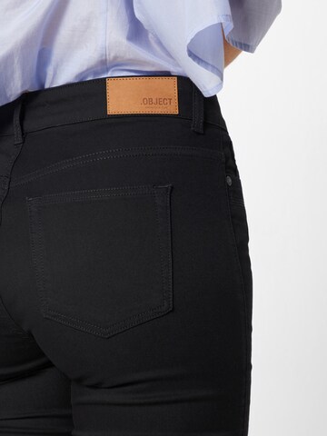 OBJECT Skinny Jeans Sophie in Black Denim ABOUT YOU