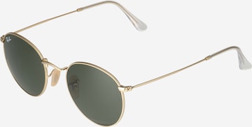 Ray-Ban Sunglasses 'Round metal' in Gold: front