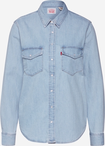 LEVI'S ® Blouse 'Essential Western' in Blauw: voorkant