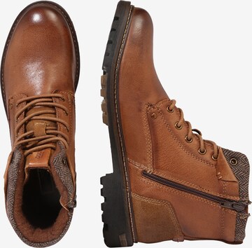 Dockers by Gerli Veterboots in Bruin: zijkant