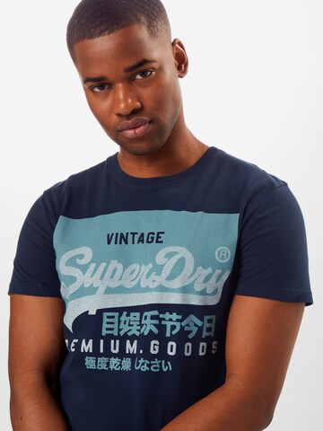 Coupe regular T-Shirt Superdry en bleu