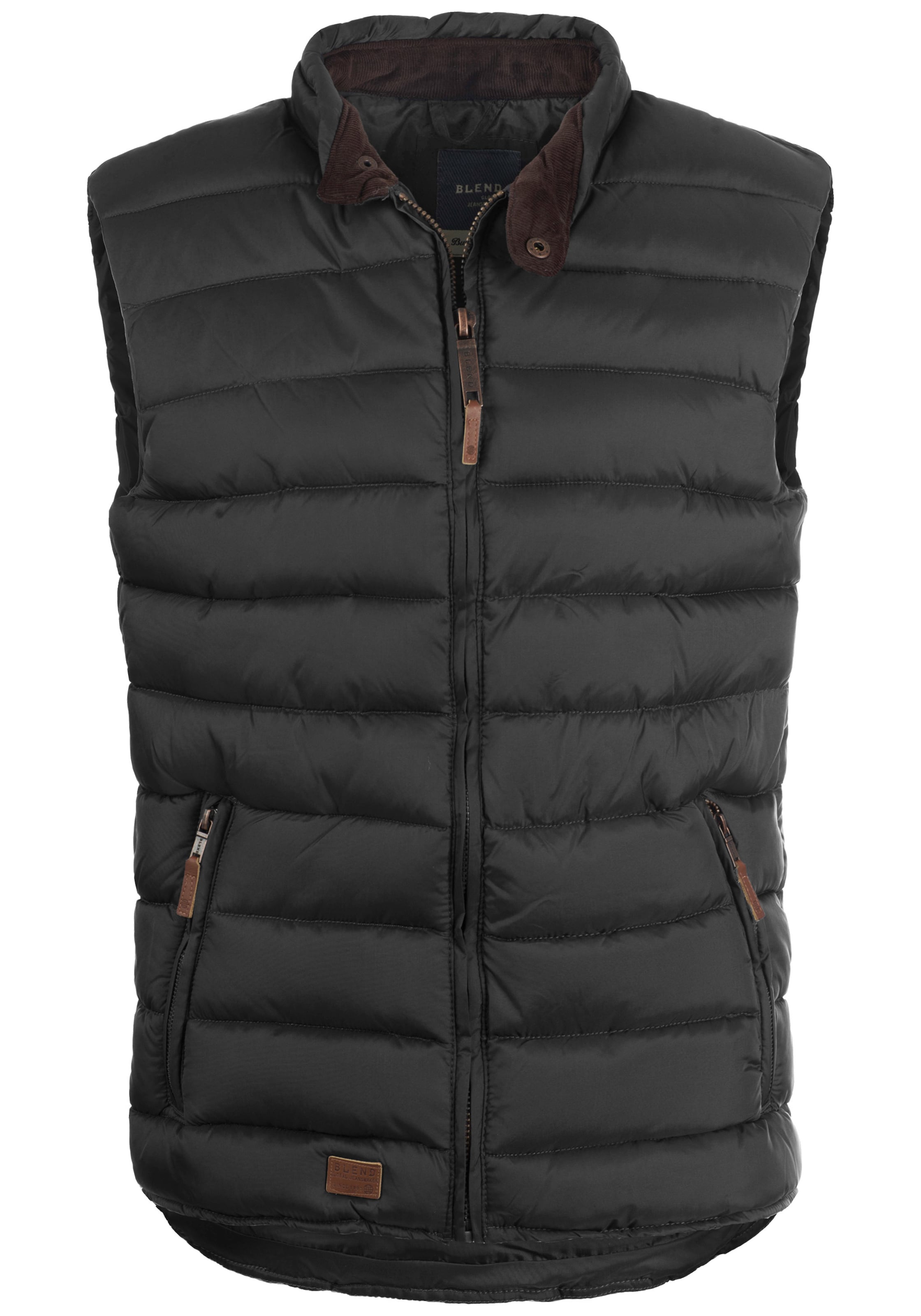 BLEND Vest 'Cam' in Grey: front