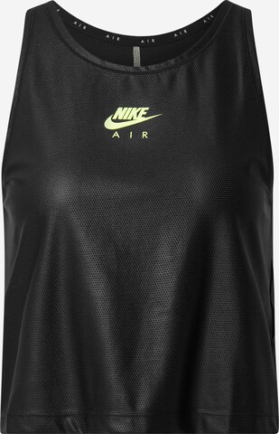 NIKE Sports Top 'Air' in Black: front