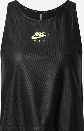 Sportiniai marškinėliai be rankovių 'Air' iš NIKE, spalva – neoninė žalia / juoda, Prekių apžvalga