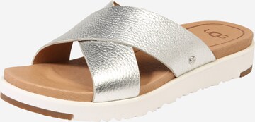 UGG Pantolette 'Kari' in Silber: predná strana