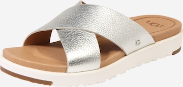 Mule 'Kari' UGG en argent : devant