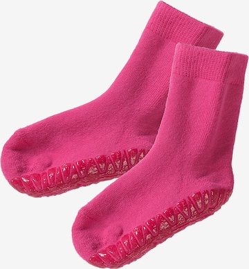 STERNTALER Sokken 'Fliesen Flitzer' in Roze: voorkant