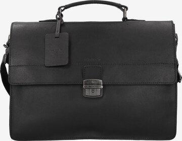 Borsa portadocumenti di Burkely in nero: frontale