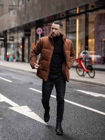 Brown Jacket Look by DAN FOX APPAREL