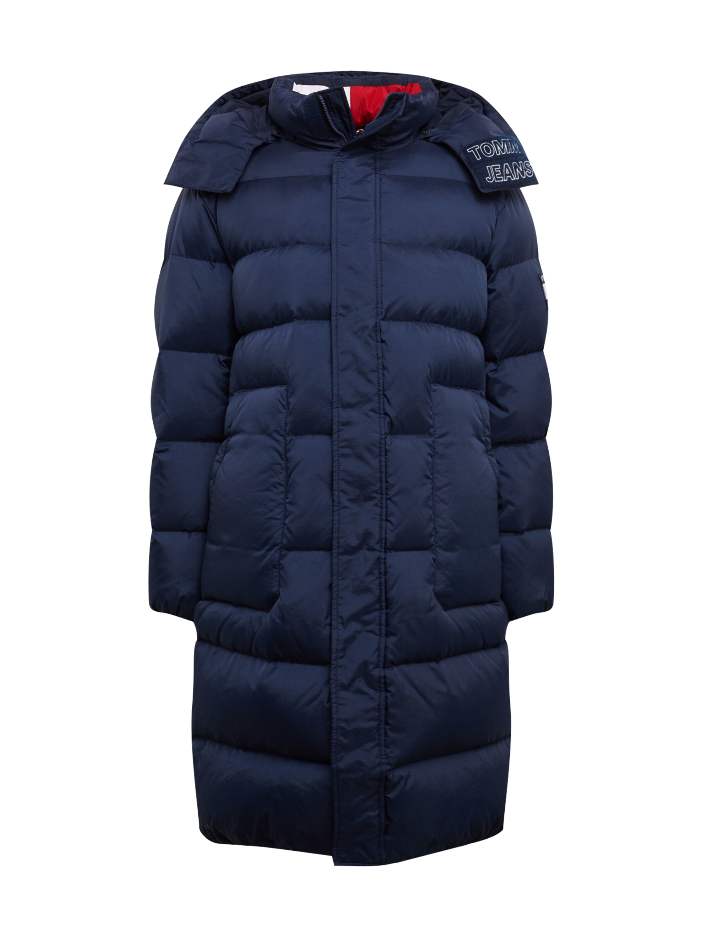 Tommy Jeans - Winterjas 'TJM LONG PADDED PARKA' in de kleur Donkerblauw