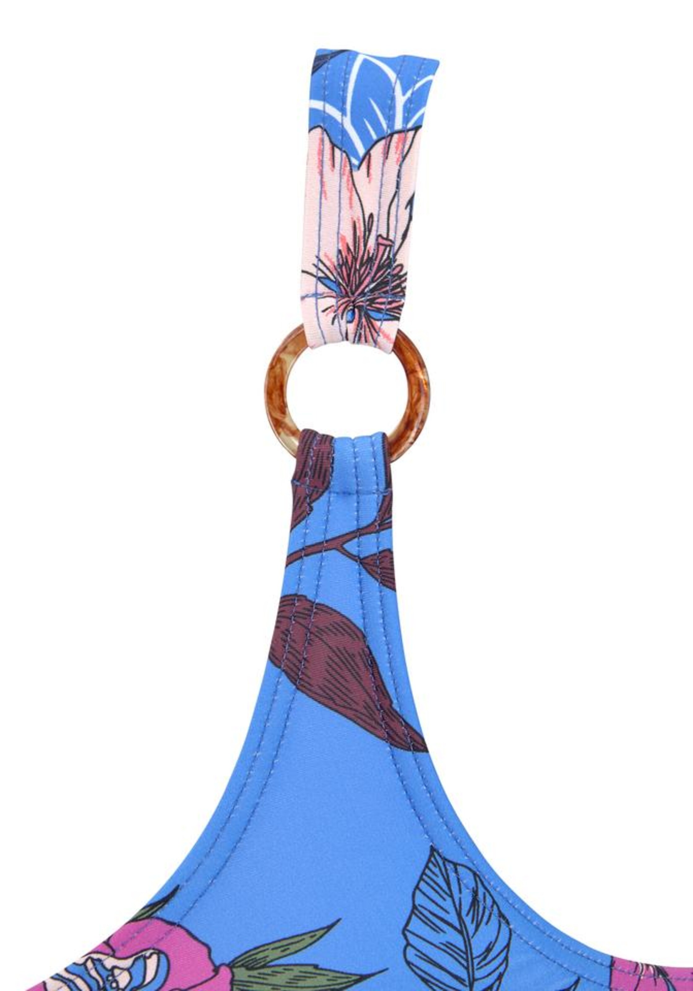 s.Oliver Bustier Bikini zgornji del | modra barva