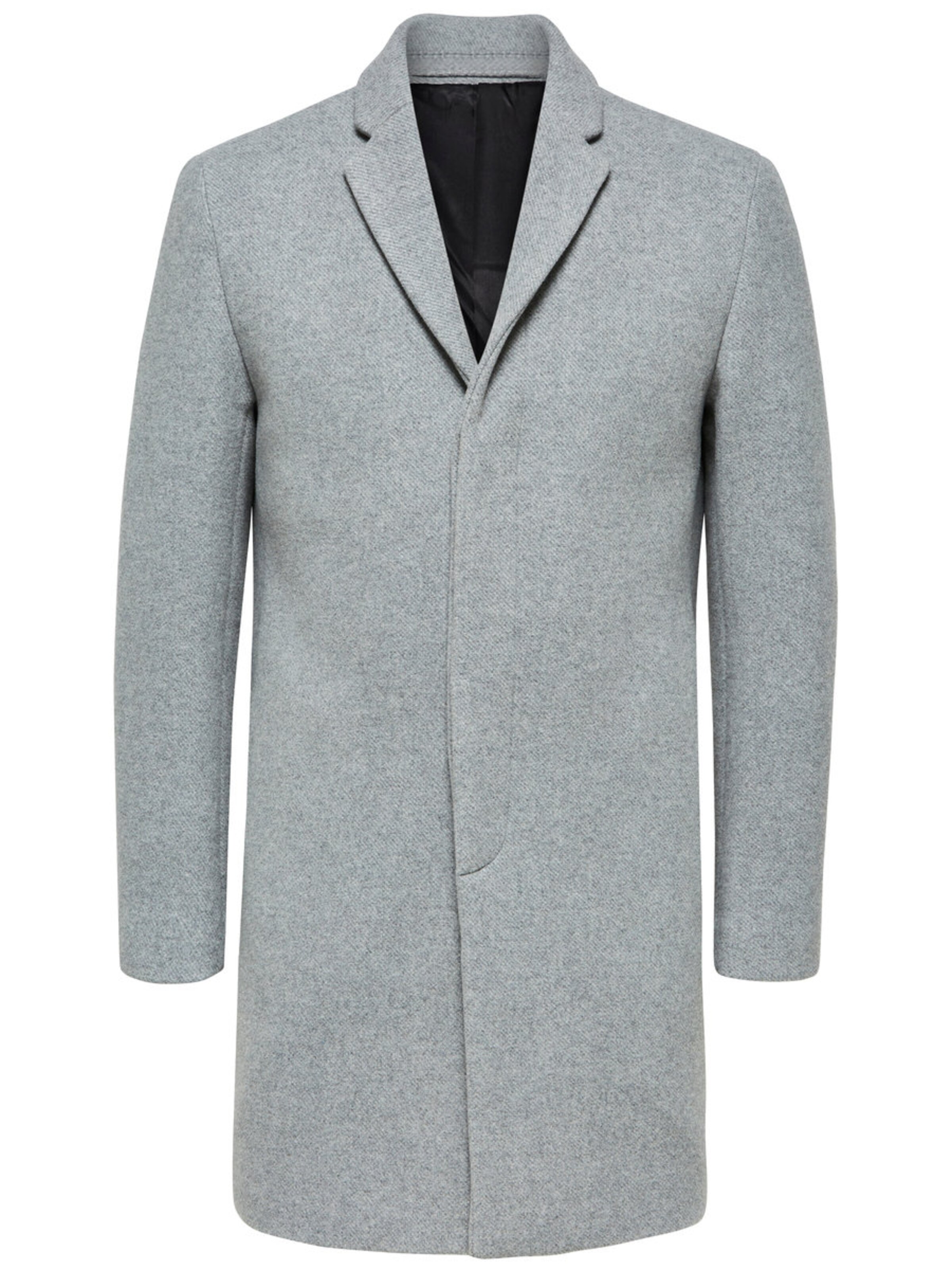 SELECTED HOMME - Tussenjas in de kleur Grijs gemêleerd