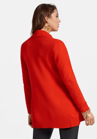 Peter Hahn Knit Cardigan in Red