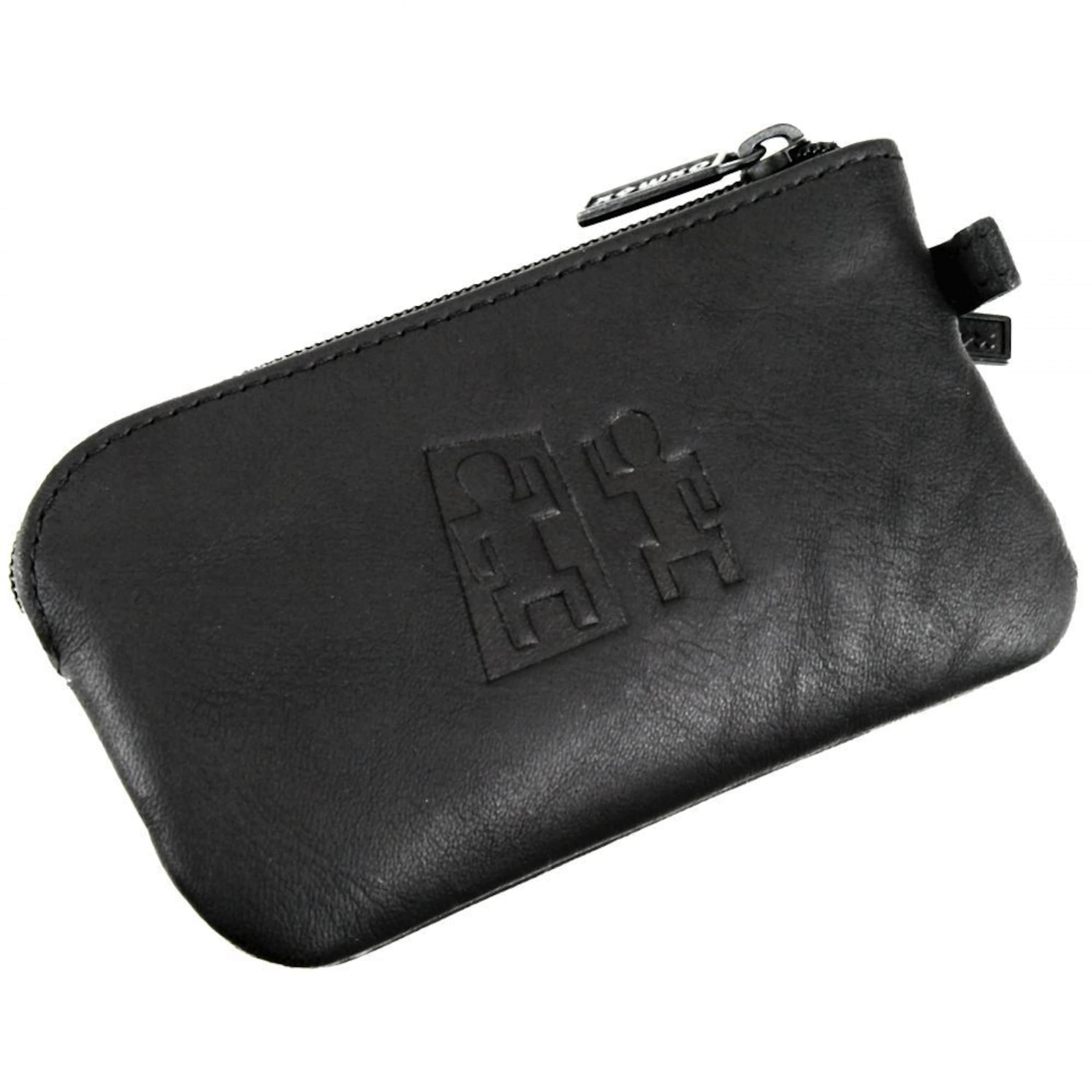 OXMOX Schlüsseletui in Schwarz: Vorderseite