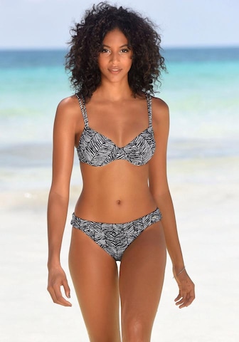 Push-up Top per bikini 'Sugar' di VENICE BEACH in nero