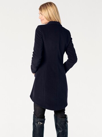 Manteau mi-saison heine en bleu : derrière