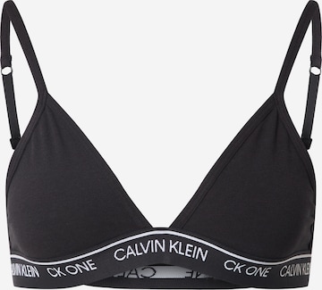 Calvin Klein Underwear Melltartó - fekete: elől