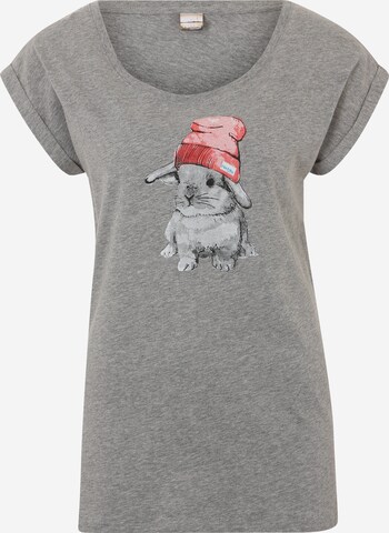 Iriedaily Shirt 'It Hasi' in Grey: front