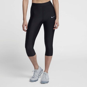 NIKE Skinny Workout Pants 'Speed' in Black: front