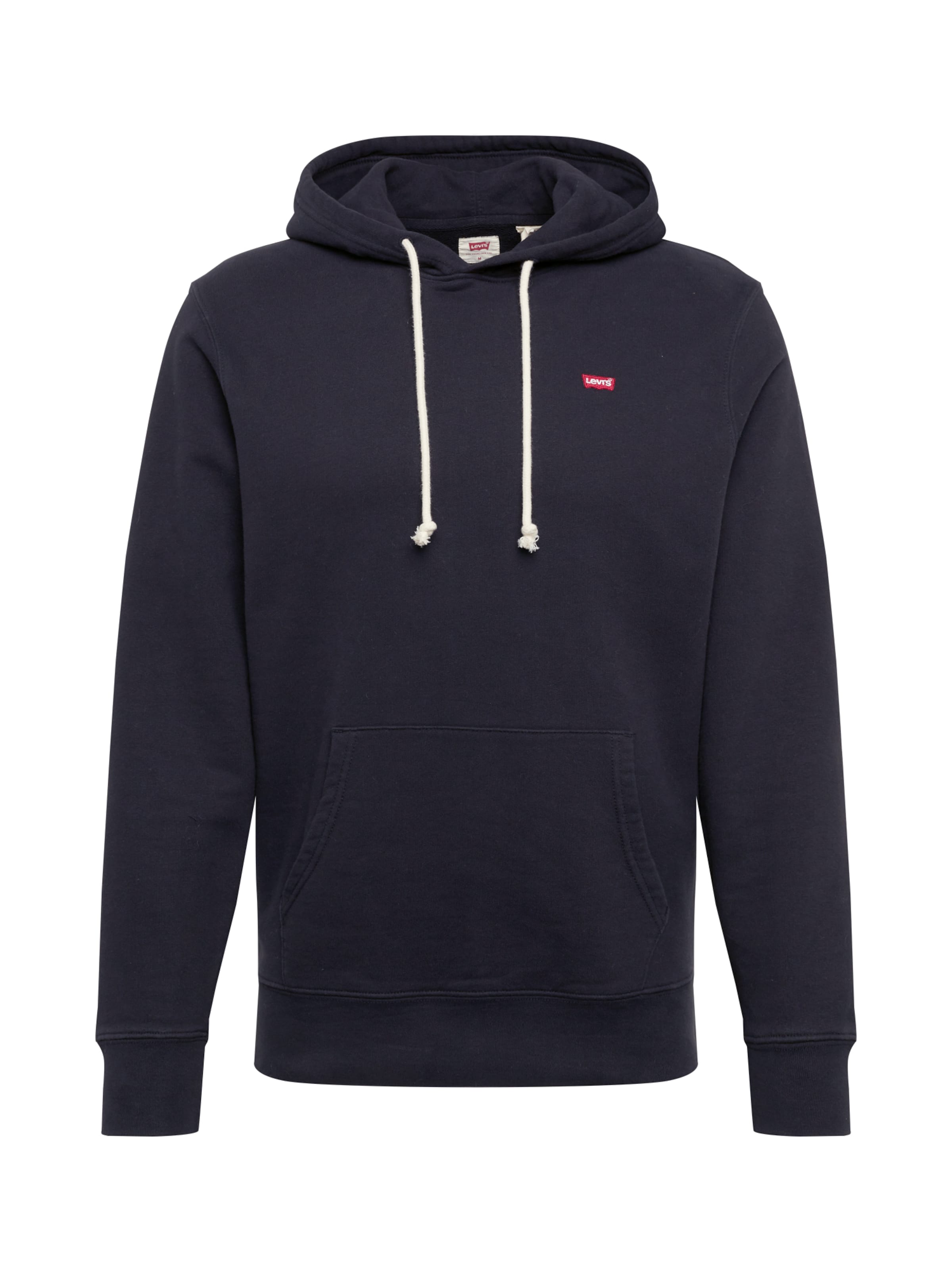 LEVI'S ® Regular fit Sweatshirt 'Original Housemark' in Zwart: voorkant
