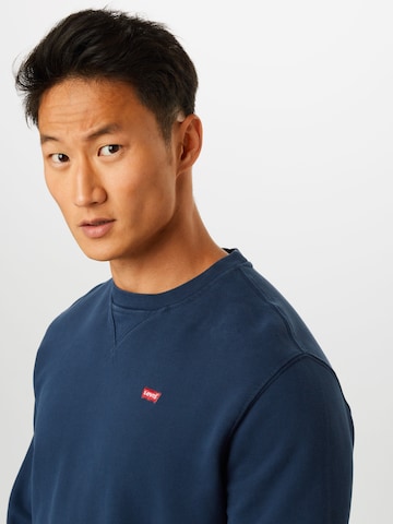 Coupe regular Sweat-shirt 'The Original HM Crew' LEVI'S ® en bleu