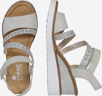 Rieker - Sandalias con hebilla en beige