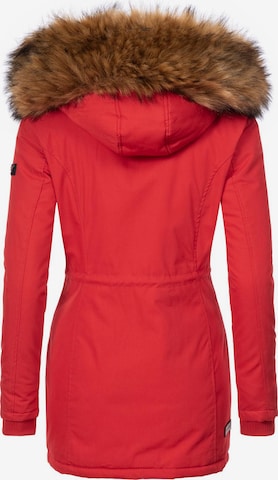 NAVAHOO Winter coat 'Schneeengel' in Red