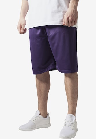 Urban Classics Loose fit Trousers in Purple: front