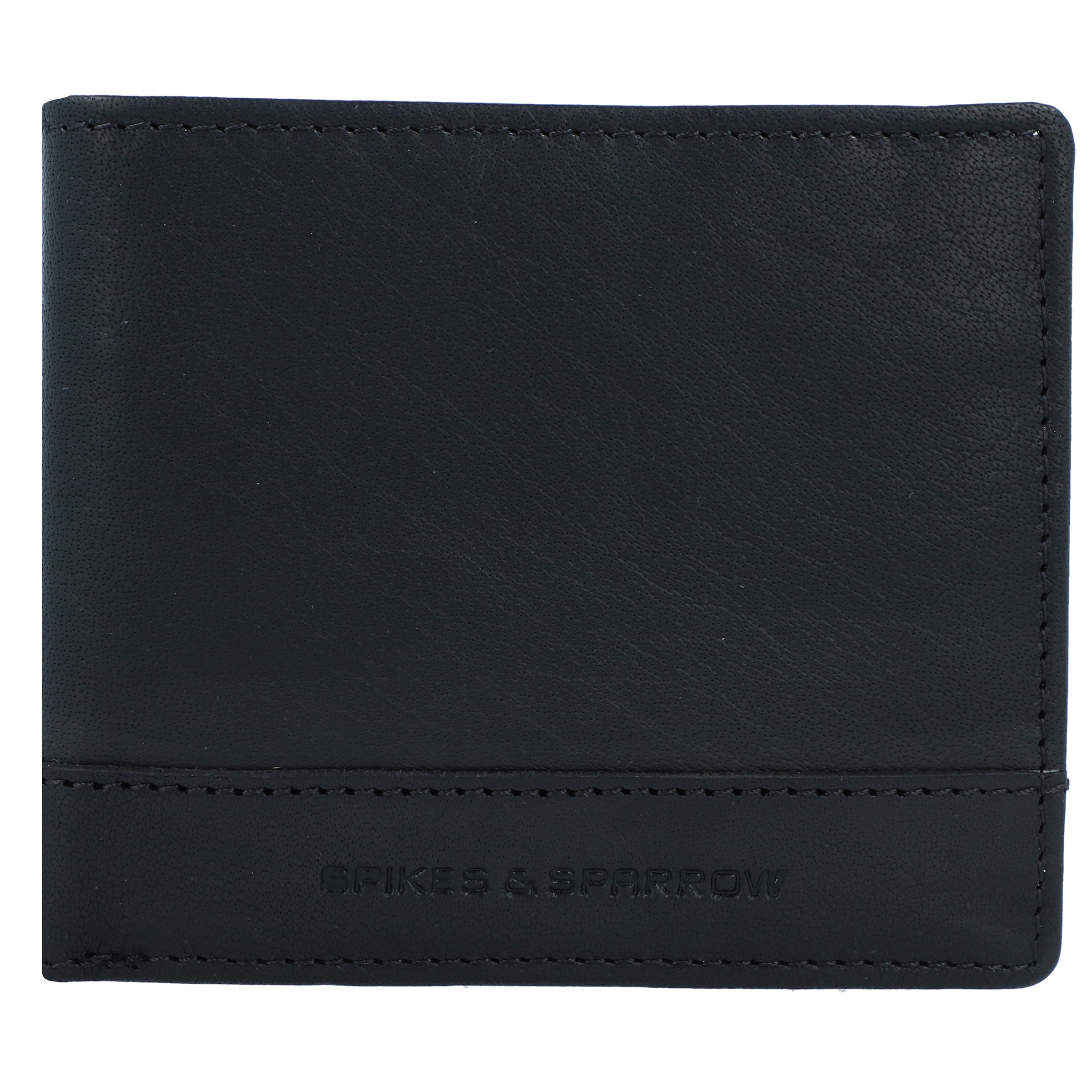 Spikes & Sparrow Portemonnaie in Schwarz: Vorderseite
