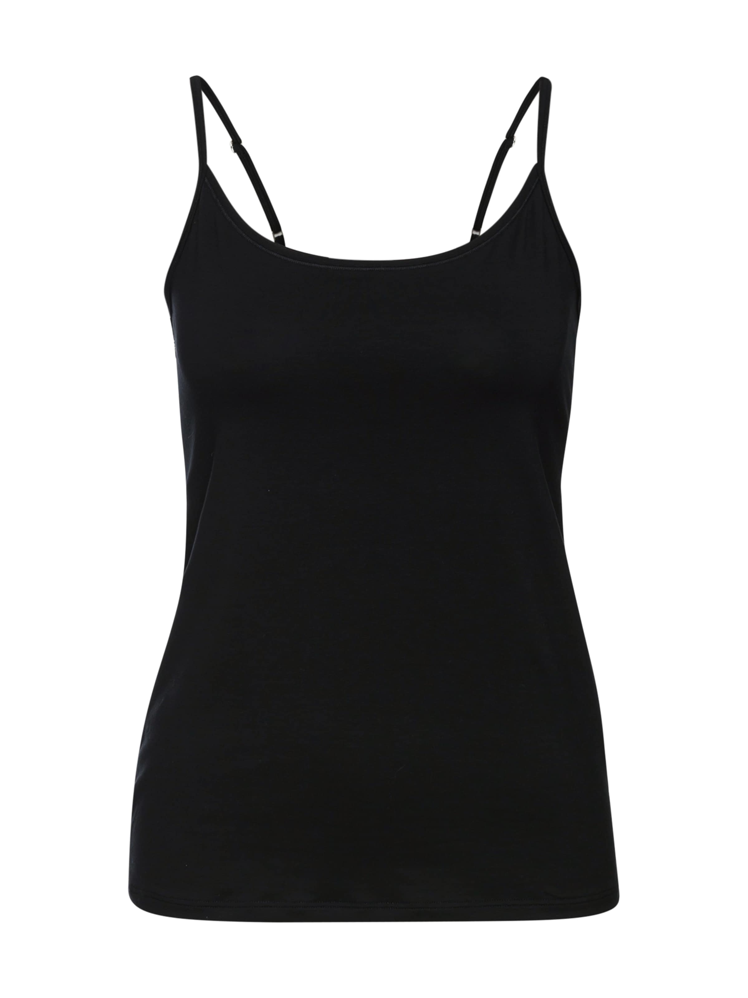 CALIDA Normalny krój Podkoszulka w kolorze czarny: przód