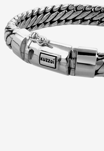 KUZZOI Armband 'Twisted' in Silber