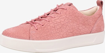 Baskets basses ECCO en rose : devant