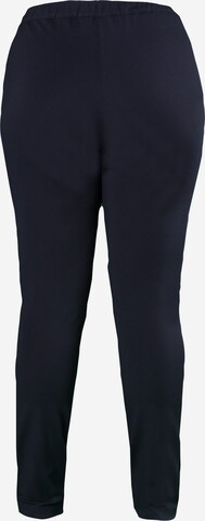 Ulla Popken Skinny Leggings in Blauw: terug