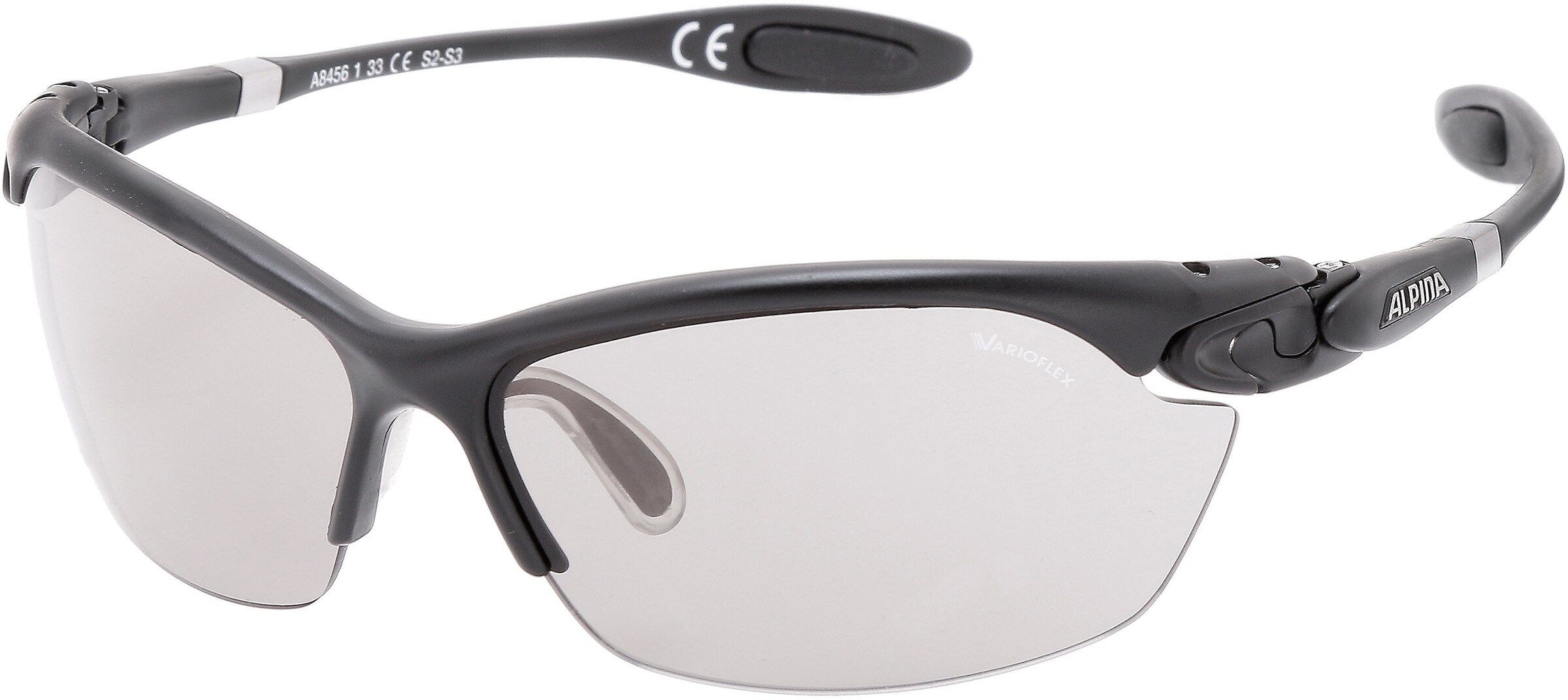 Alpina - 'TWIST THREE 2.0 VL' Sportbrille in schwarz