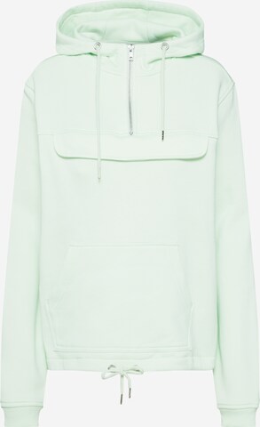 Urban Classics Sweatshirt in Groen: voorkant