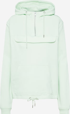 Sweat-shirt Urban Classics en vert : devant