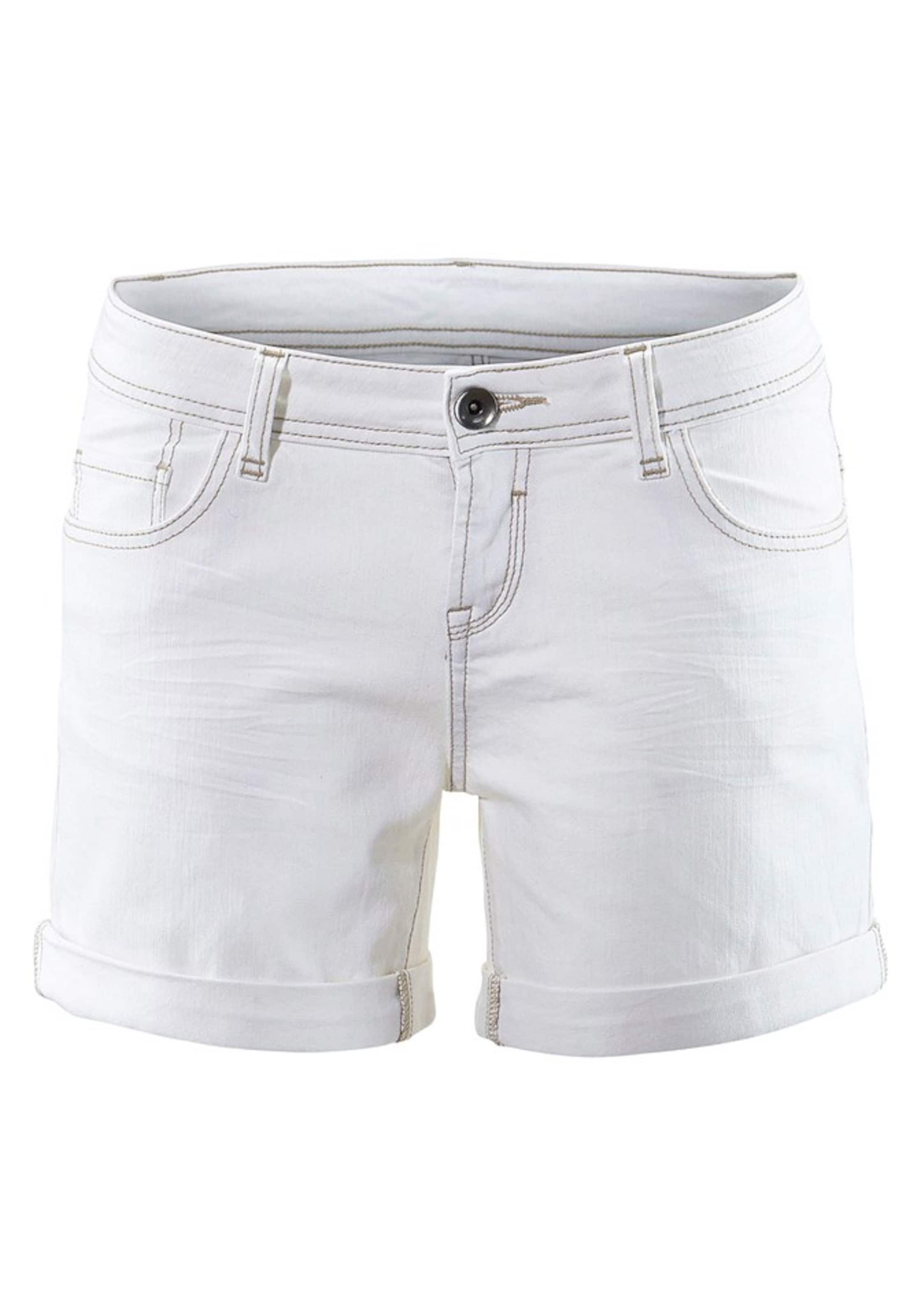 s.Oliver Shorts in Weiß 