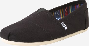 TOMS - Alpargatas 'ALPARGATA' en negro: frente