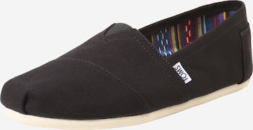 Espadrilles 'ALPARGATA' TOMS en noir : devant