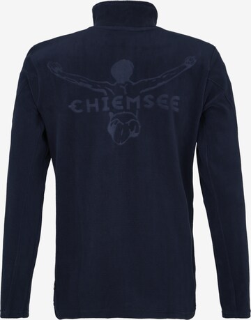 CHIEMSEE Fleece jas in Blauw: terug